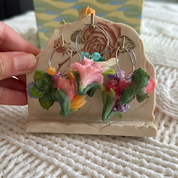 NWT flower wine charms - Picture 2 of 5